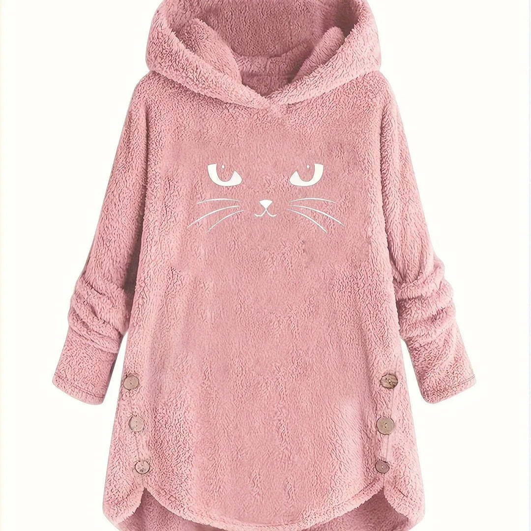 Kira – Cozy Cat Hoodie - MABEL LONDON