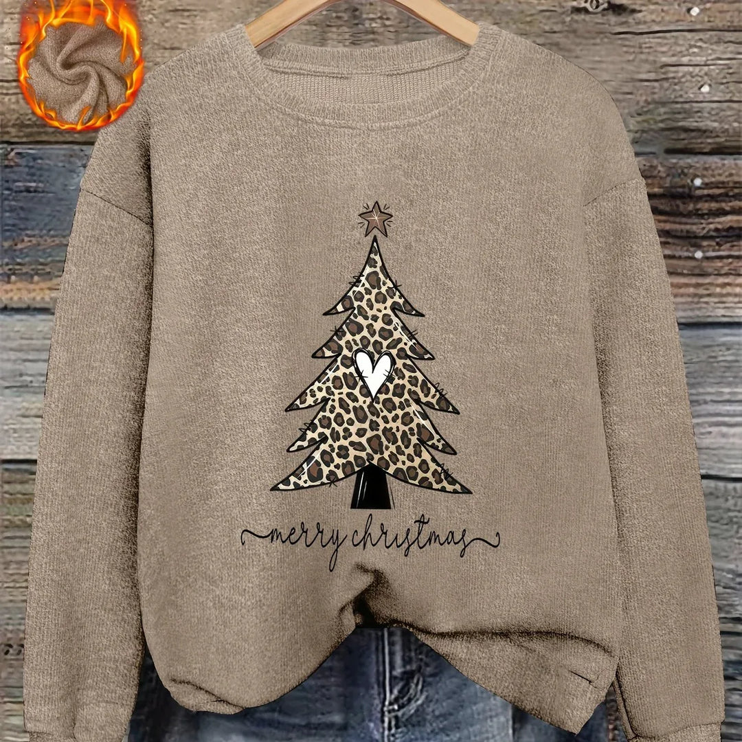 Luna – Fluffy Heart-Button Knit Sweater - MABEL LONDON