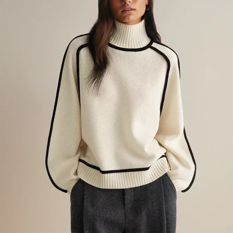 FAYLIN™ - Modern Turtleneck Sweater - MABEL LONDON