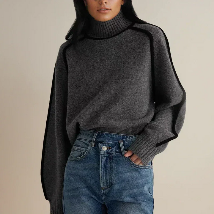 FAYLIN™ - Modern Turtleneck Sweater - MABEL LONDON