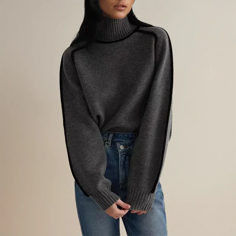 FAYLIN™ - Modern Turtleneck Sweater - MABEL LONDON