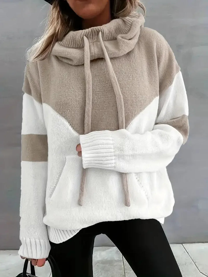 RÍONA™ - Dual-Tone Cosy Hoodie - MABEL LONDON