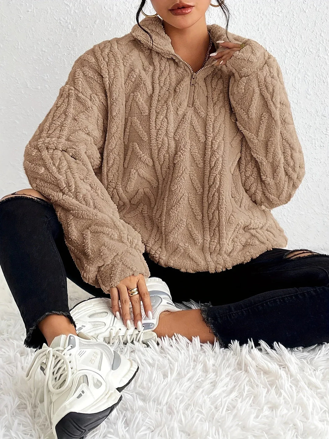 CLARE™ - Warm Knit Sweater - MABEL LONDON