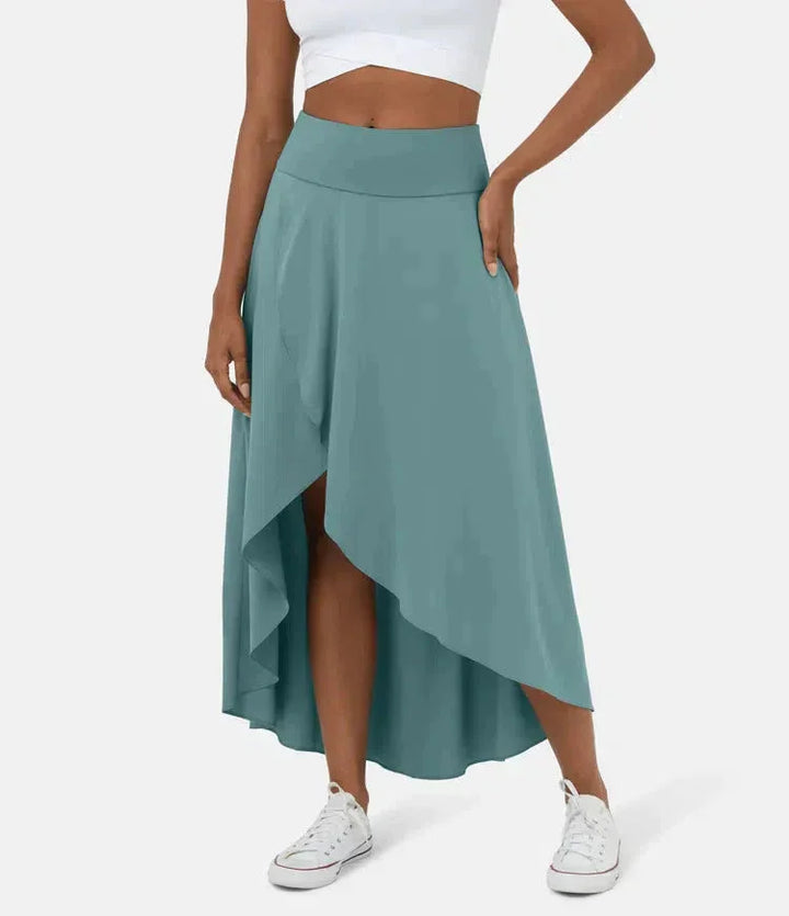 AMELIE™ - Elegant Asymmetric Midi Skirt - MABEL LONDON