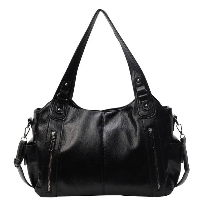NOEMIE™ - Classic Leather Tote Bag - MABEL LONDON