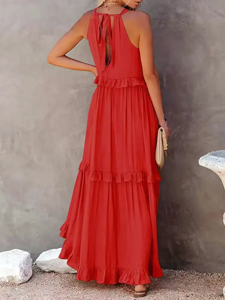 CHERRY™ - Flow & Flutter Maxi Dress - MABEL LONDON
