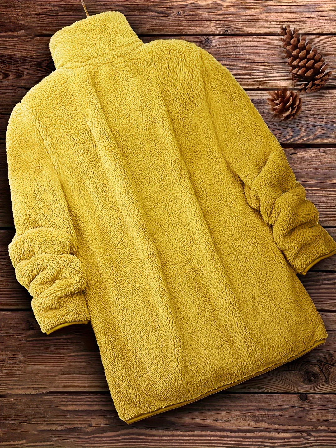 Nova – Cozy Sherpa Zip Jacket - MABEL LONDON