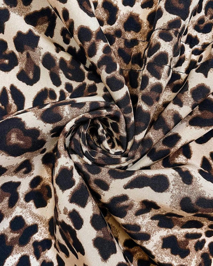 Amelia | Reversible Hooded Coat with Leopard Print - MABEL LONDON