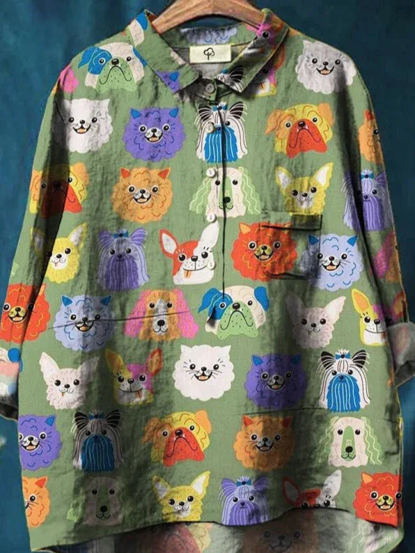 ADDIE™ - Dog Art Shirt - MABEL LONDON