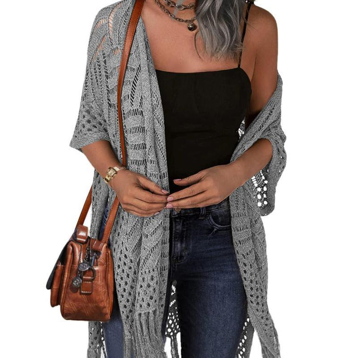 ZARELLA™ – Comfy Summer Hollow Tassel Outwear - MABEL LONDON