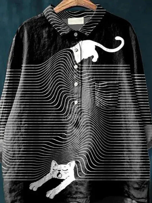 CORA™ - Cat Art Shirt - MABEL LONDON