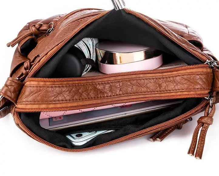 Vionne | Soft Leather Bag - MABEL LONDON