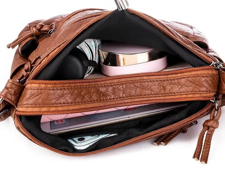 Vionne | Soft Leather Bag - MABEL LONDON