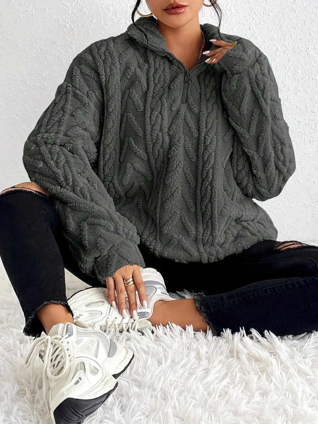 CLARE™ - Warm Knit Sweater - MABEL LONDON