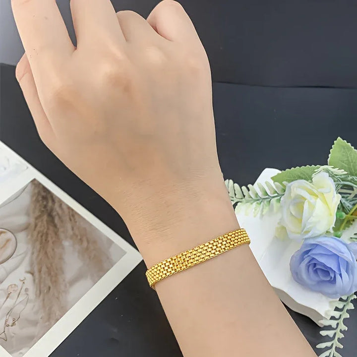 Refined Long Necklace, Bracelet & Earrings Set - MABEL LONDON