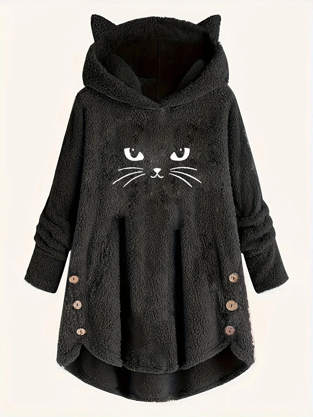 Kira – Cozy Cat Hoodie - MABEL LONDON