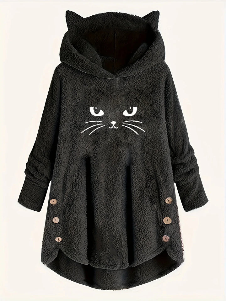 Kira – Cozy Cat Hoodie - MABEL LONDON
