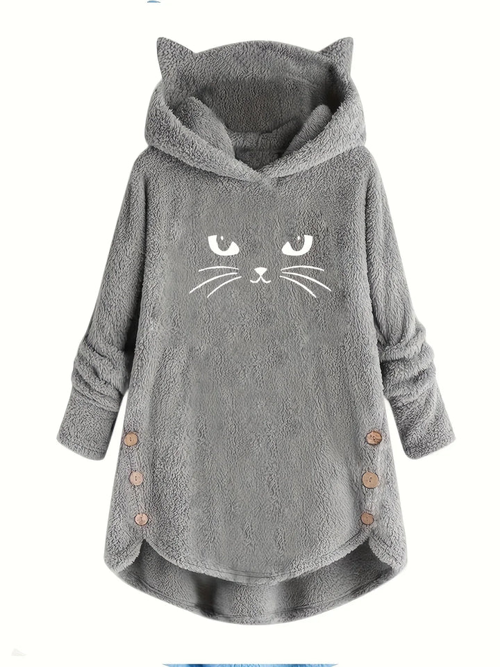 Kira – Cozy Cat Hoodie - MABEL LONDON