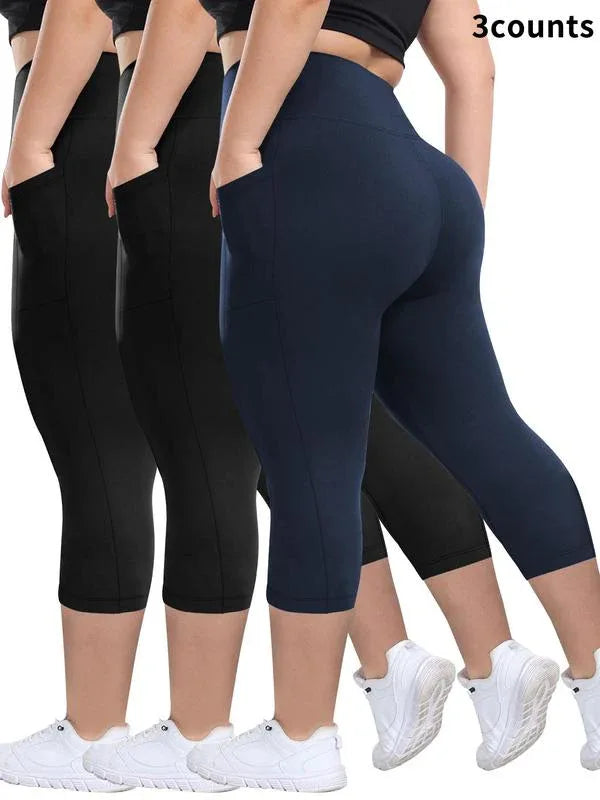 MIRA™ – Breathable 3-Pack Capris - MABEL LONDON