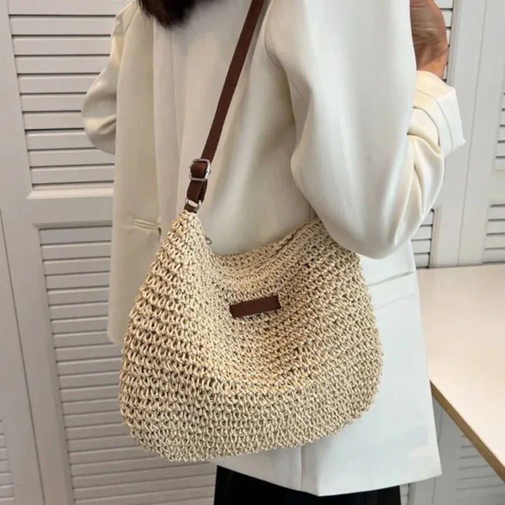 Woven Shoulder Bag - MABEL LONDON