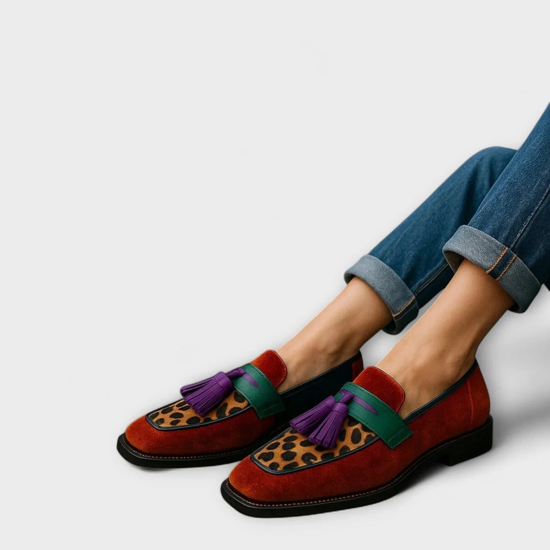 Tessa - Multicolor Chic Loafers - MABEL LONDON