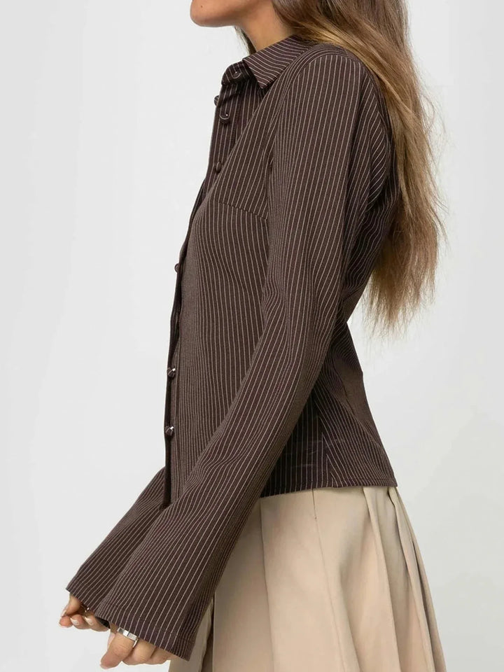 RACHEL™ - Stylish Button-Up Top - MABEL LONDON