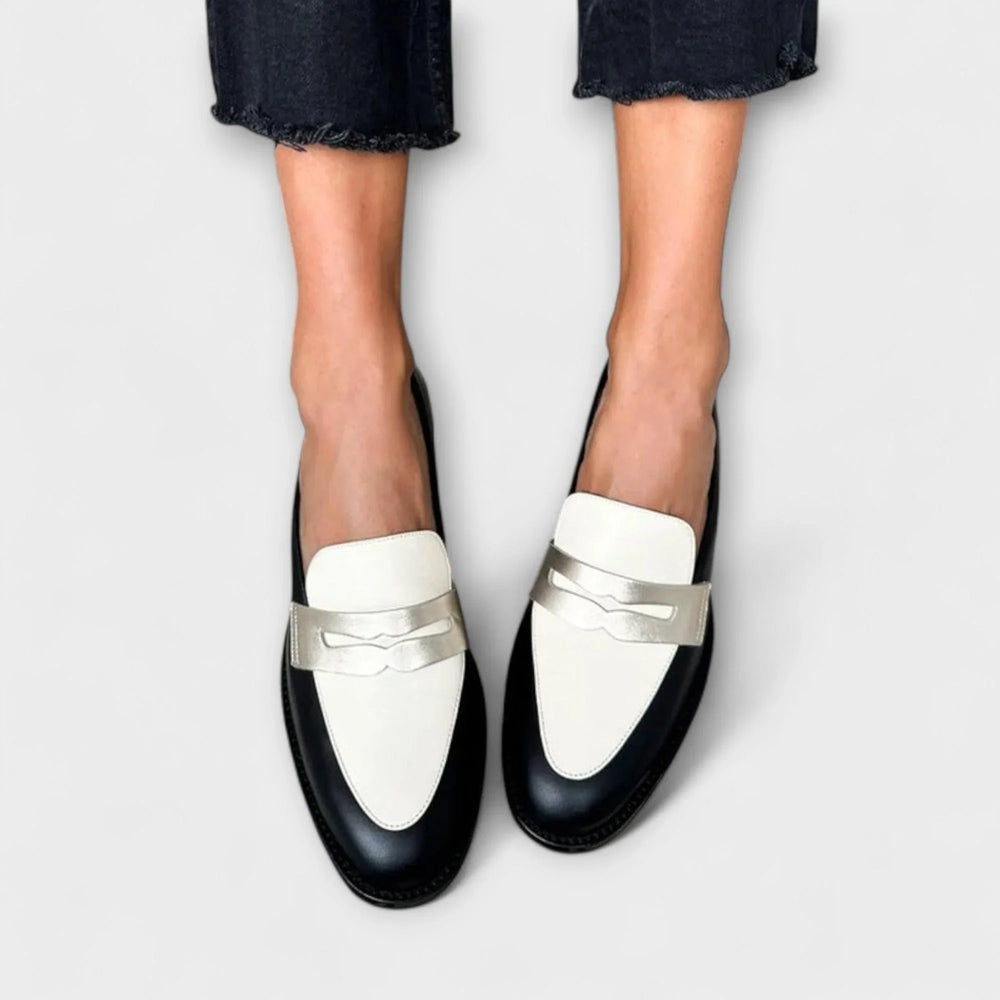 Iris - Elegant Black Loafers - MABEL LONDON