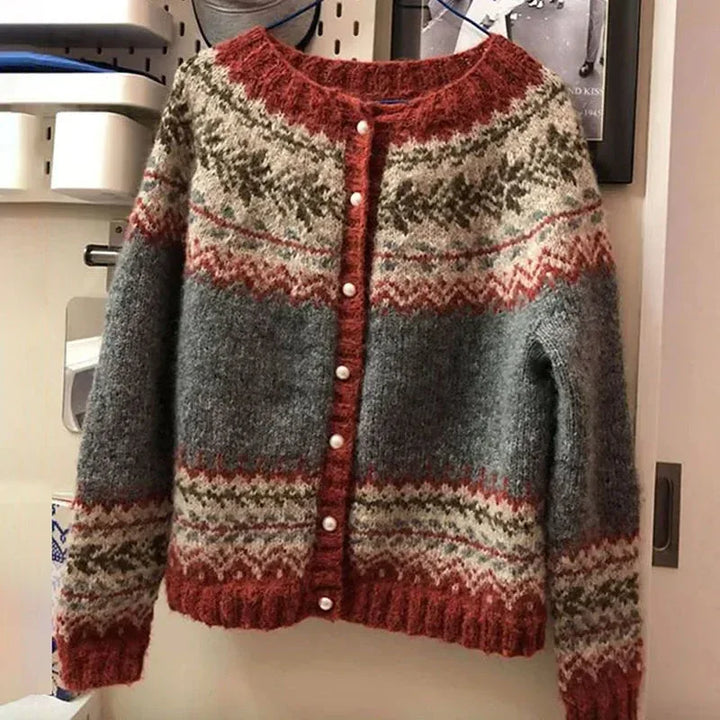 TASHA | VINTAGE ICELANDIC CARDIGAN - MABEL LONDON