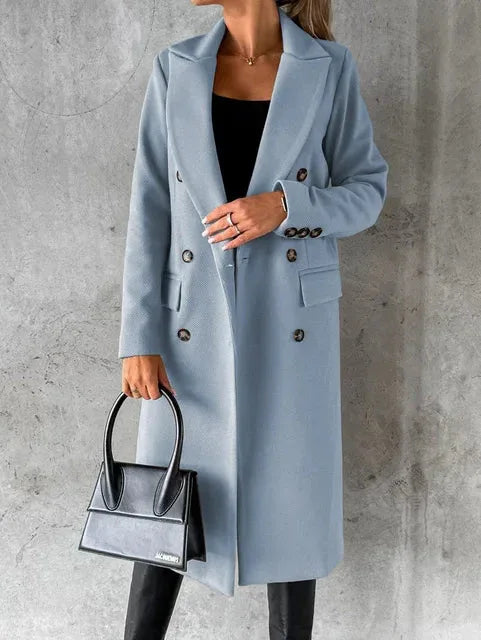 Jolie - Timeless Longline Coat - MABEL LONDON