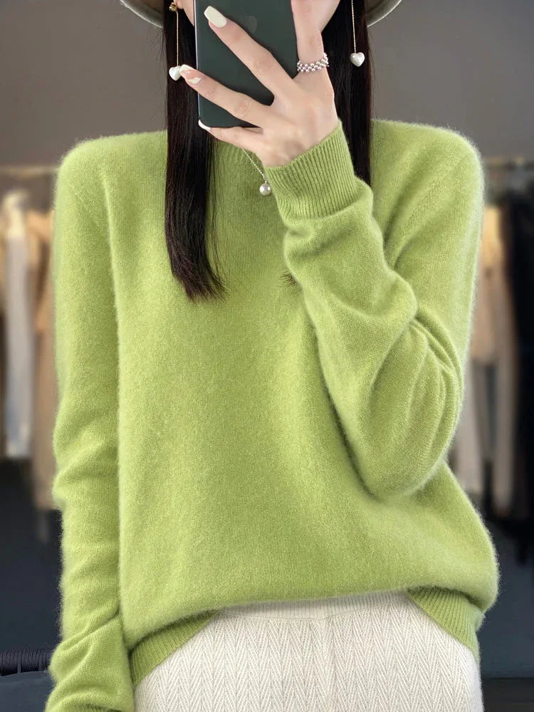 Anette | Cozy Cotton Sweater - MABEL LONDON