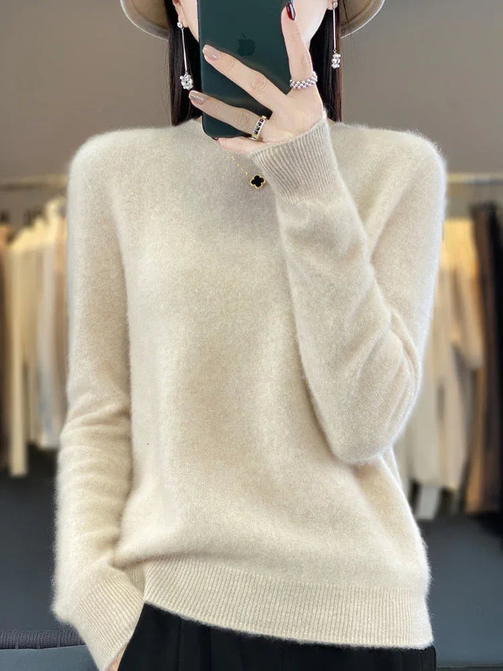 Anette | Cozy Cotton Sweater - MABEL LONDON