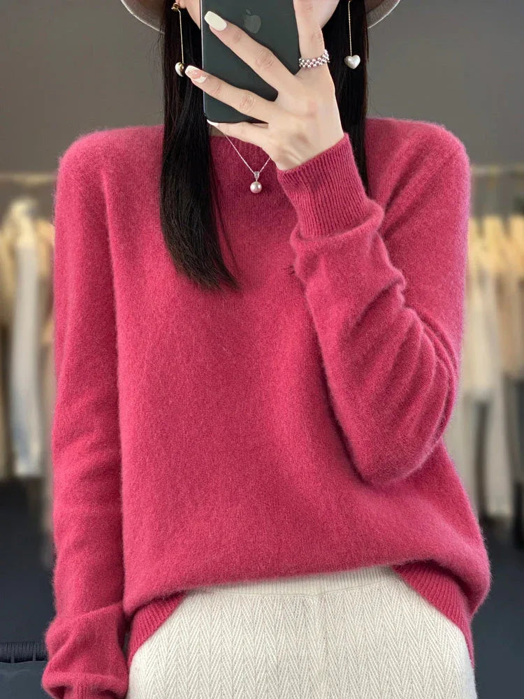 Anette | Cozy Cotton Sweater - MABEL LONDON