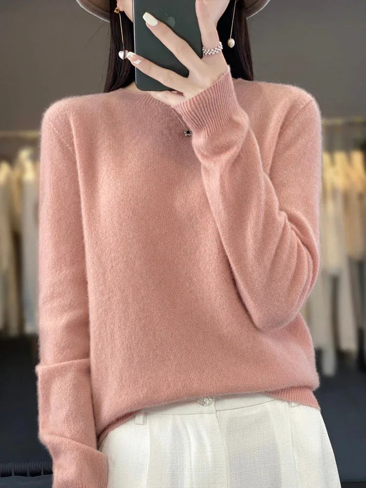 Anette | Cozy Cotton Sweater - MABEL LONDON