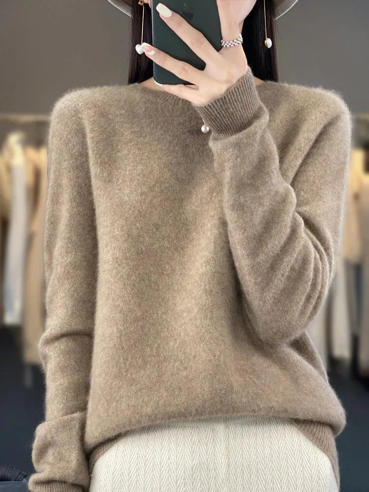 Anette | Cozy Cotton Sweater - MABEL LONDON
