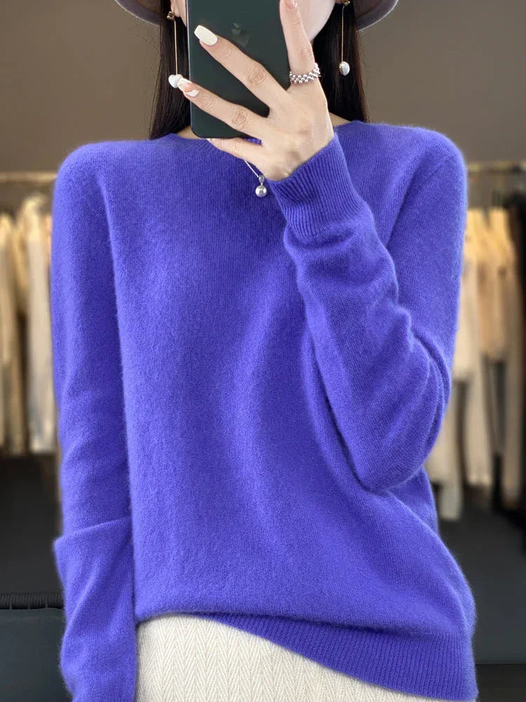 Anette | Cozy Cotton Sweater - MABEL LONDON