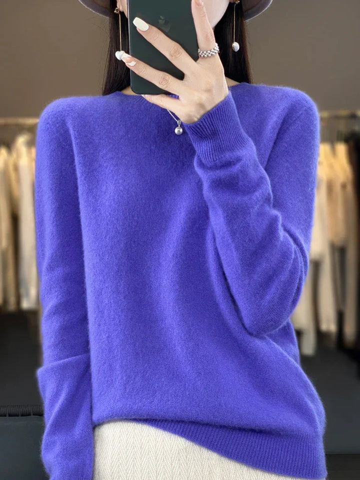 Anette | Cozy Cotton Sweater - MABEL LONDON