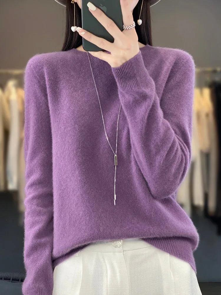 Anette | Cozy Cotton Sweater - MABEL LONDON