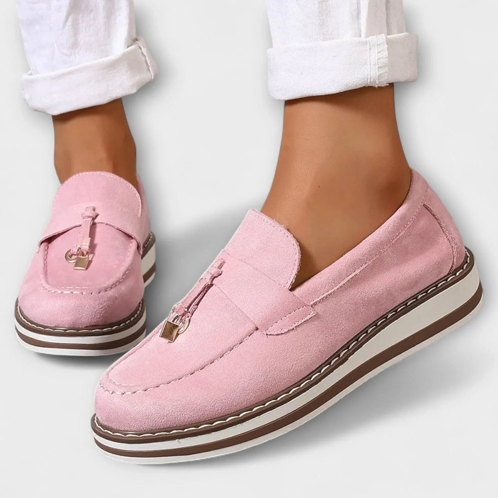 Freya - Round Toe Loafers - MABEL LONDON