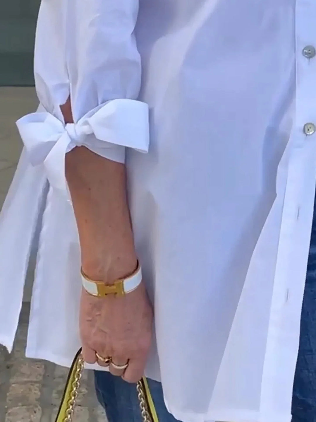 CÉLINA™ - Classy Long Shirt Jacket - MABEL LONDON