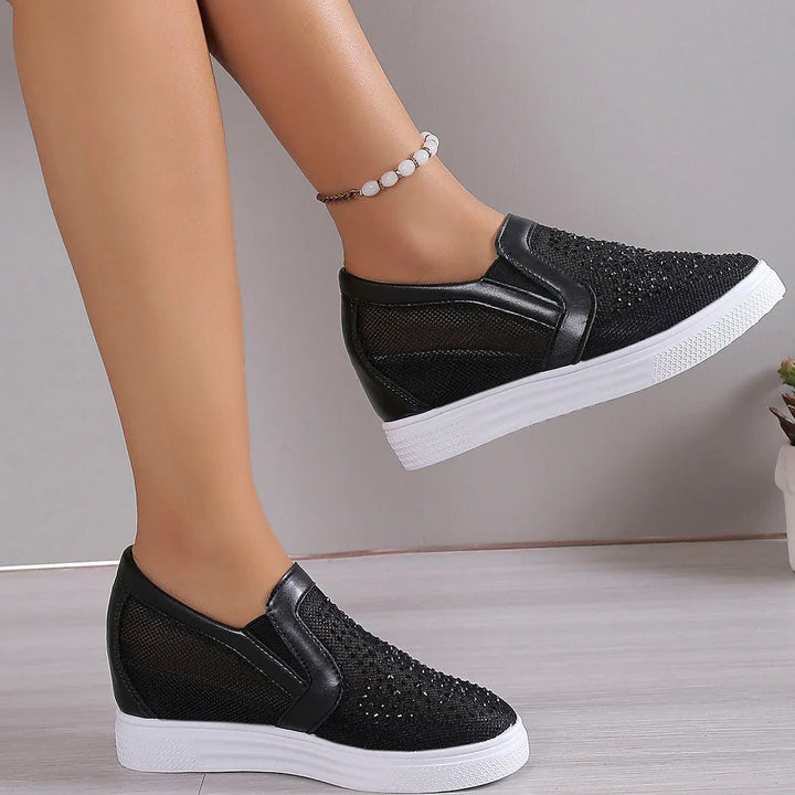SABRINA™ - Modern Sparkle Sneakers - MABEL LONDON