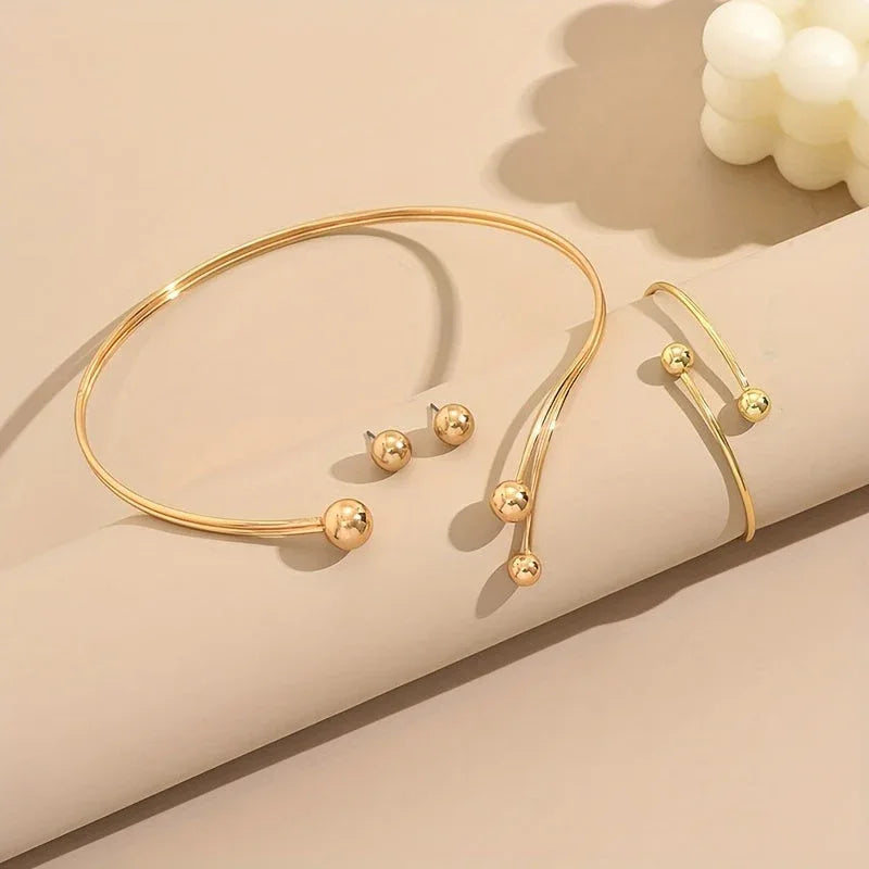 Modern Geometric Jewelry Set - MABEL LONDON