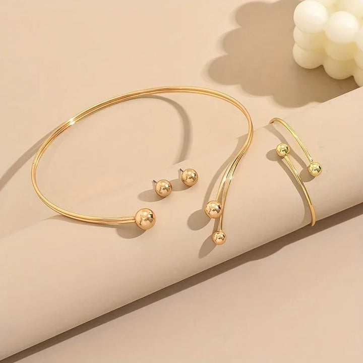 Modern Geometric Jewelry Set - MABEL LONDON