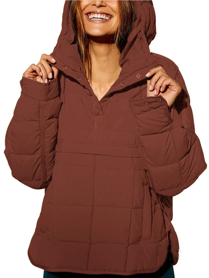 FARRELL™ – Oversized Hooded Pullover Hooded Jacket - MABEL LONDON