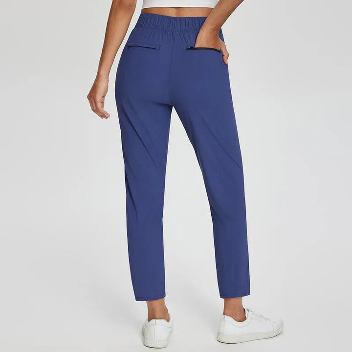 LIZNA™ – Lightweight Stretch Ankle Trousers - MABEL LONDON