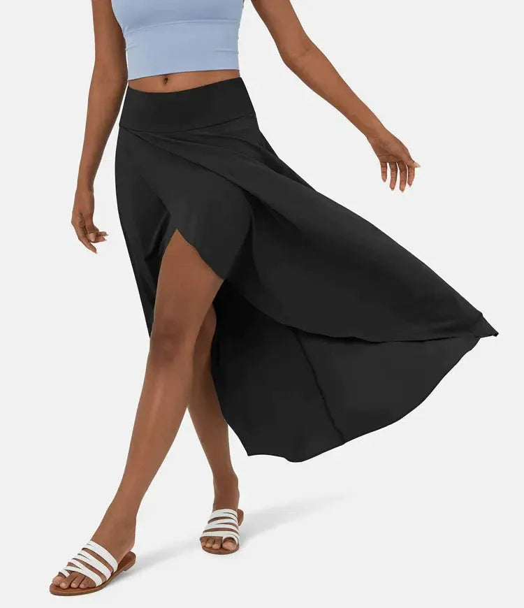 AMELIE™ - Elegant Asymmetric Midi Skirt - MABEL LONDON