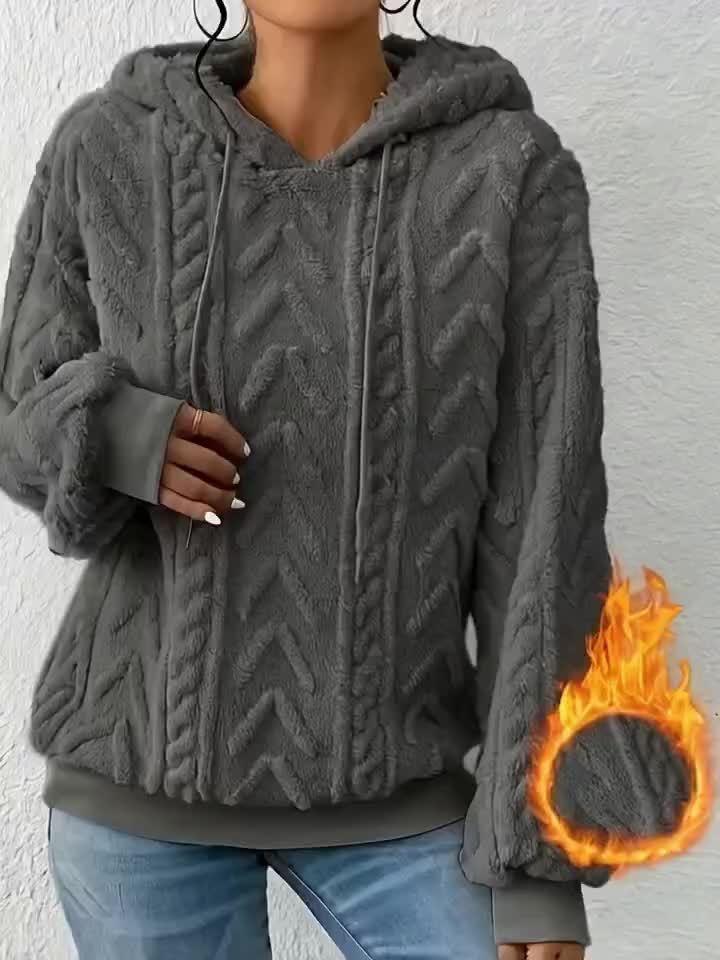 Sienna – Ultra-Soft Knit Hooded Fleece - MABEL LONDON