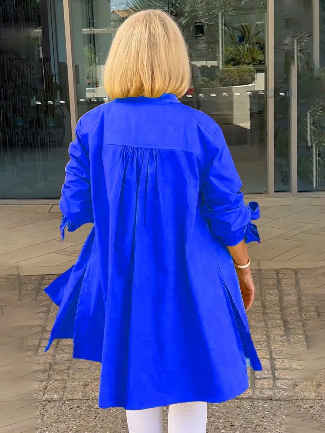 CÉLINA™ - Classy Long Shirt Jacket - MABEL LONDON