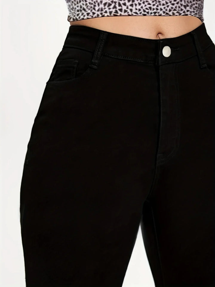 LISETTE™ - Sleek High-Waist Skinny Jeans - MABEL LONDON