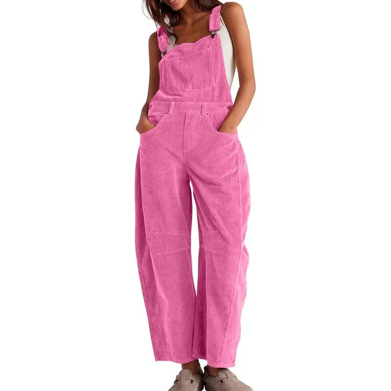 ISABELLE™ - Stylish Overalls with Barrel Leg & Adjustable Fit - MABEL LONDON