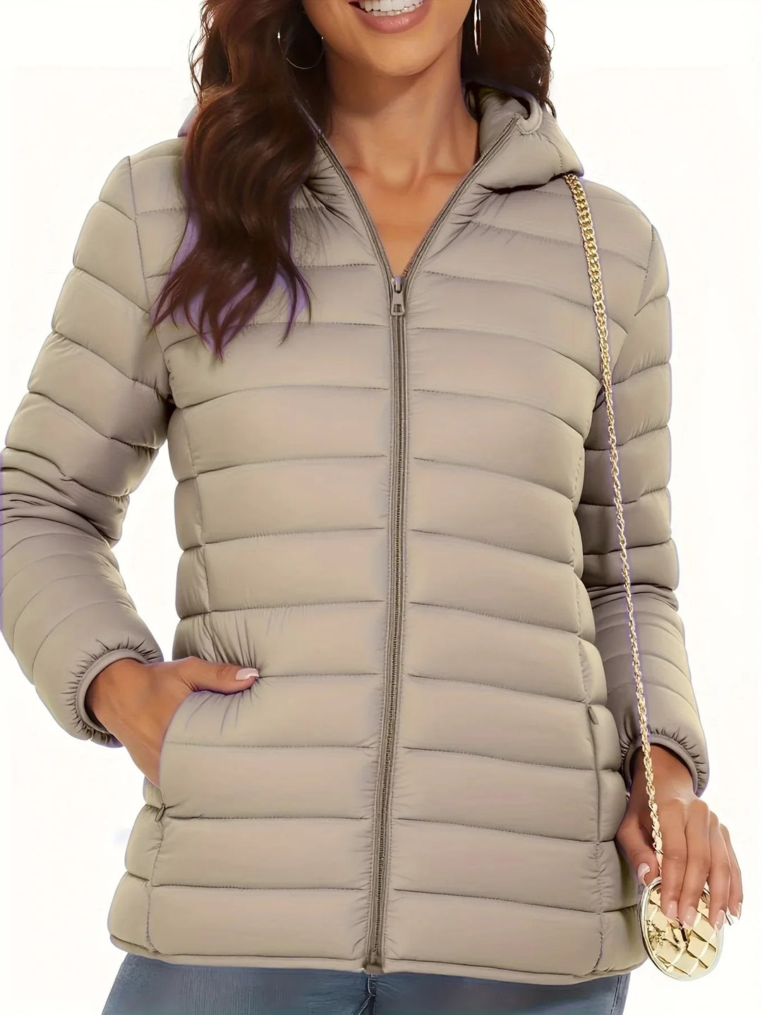 Olivia | Ultra-Light Down Jacket - MABEL LONDON